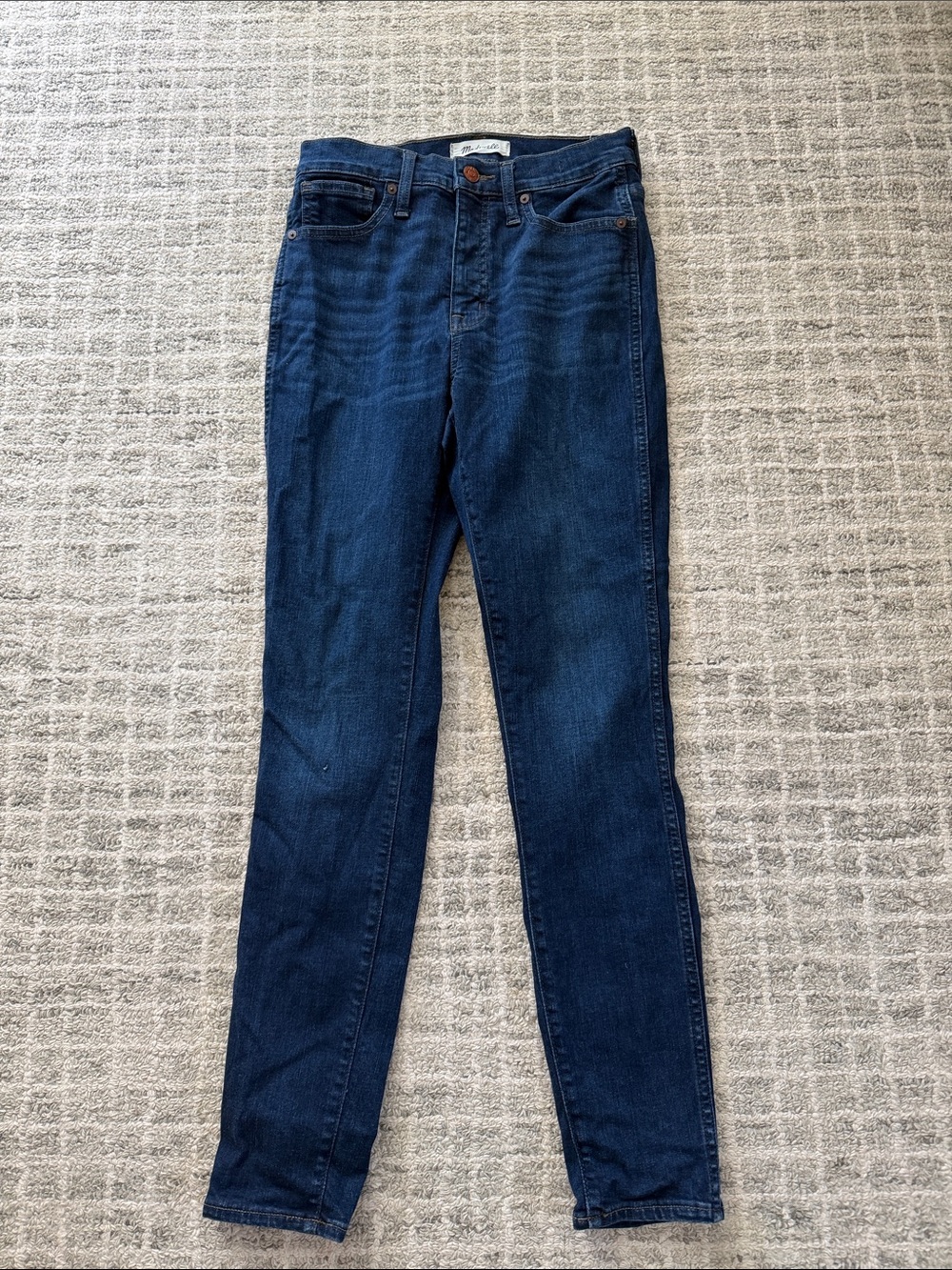 Madewell 10” high rise skinny, 26 Hayes wash